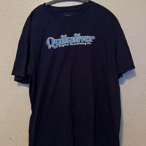 Quiksilver Blue 'Our Roots Are In Revolution' Graphic Tee